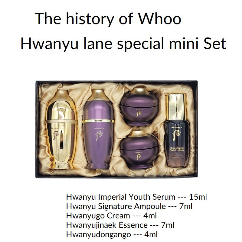 History of sale whoo hwanyu set