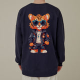 S-6XL Made in Korea Hip Tiger Cotton Sweatshirt for adults (for men and women)