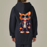 Korean Fabric Korean-made Hip Tiger Hooded Zip-Up for Special Napping Kids