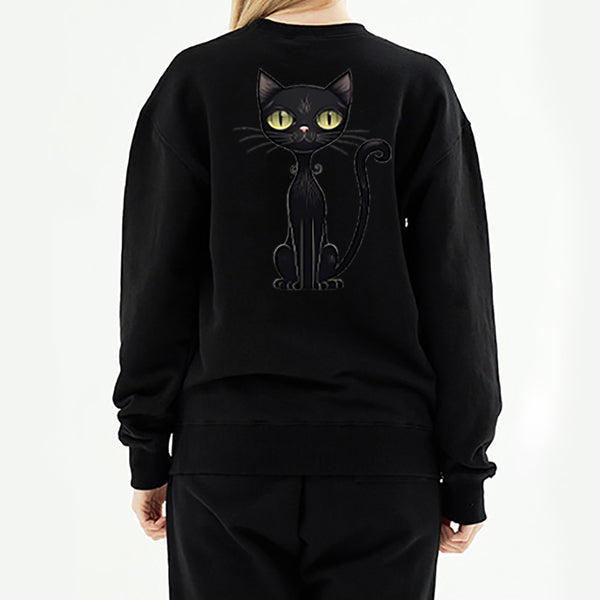 S-2XL High Quality Korean Made in Korea Black Cat Juri Sweatshirt (for men and women)