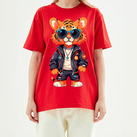 S-2XL Made in Korea 100% Hip Tiger 30 S/W Essential Short Sleeve Tee (for men and women)