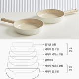 Made in Korea No Marketing No commercials Low-priced goods ceramic coated frying pan 24cm(free shipping)