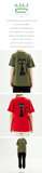 S-2XL Made in Korea Black Cat 100% cotton 30 essential short-sleeved T-shirt (for men and women)