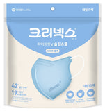 Made in Korea Kleenex Light Fit V Slim & Cool Soft Blue Mask(90pieces)(1Pack=15pieces)(free shipping)