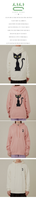 S-6XL Korean Fabric 100% Cotton Black Cat Signature Hoodie (for men and women)