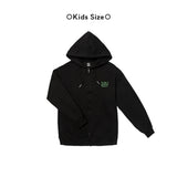 No. 120-160 Black Cat Made in Korea Special fleece-free hooded zip-up for infants and toddlers