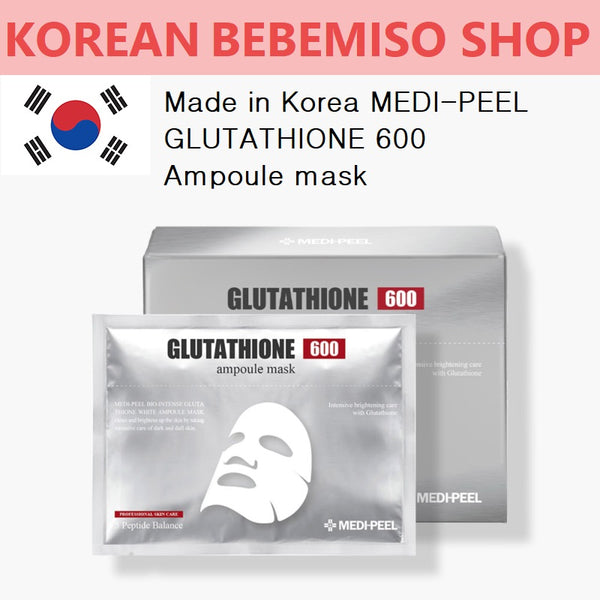 Made in Korea MEDI-PEEL GLUTATHIONE 600 Ampoule mask (40EA)