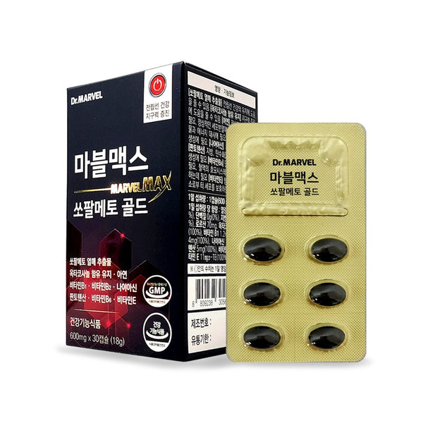 Made in Korea Dr.MARVEL MARVEL MAX SAW PALMETTO GOLD 600ml x 30tablets(1+1)(free shipping)