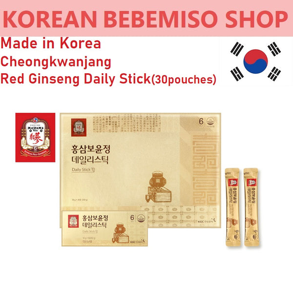[free shipping]Made in Korea Cheongkwanjang Red Ginseng Daily Stick (30pouches)