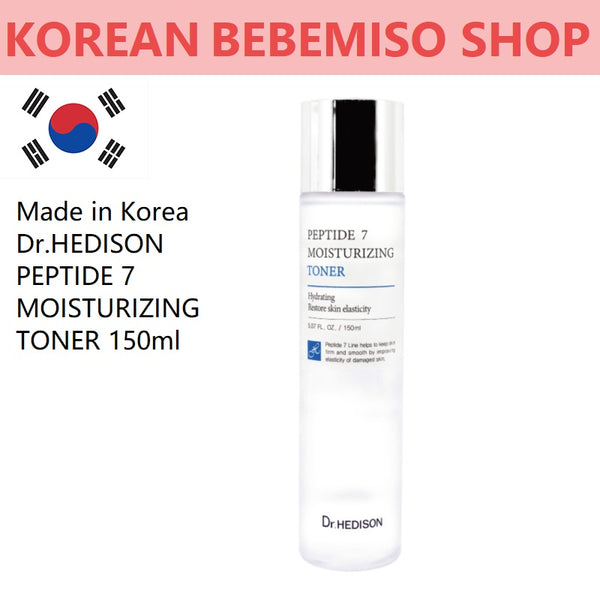 Made in Korea Dr.HEDISON PEPTIDE 7 MOISTURIZING TONER 150ml(1+1 300ml)