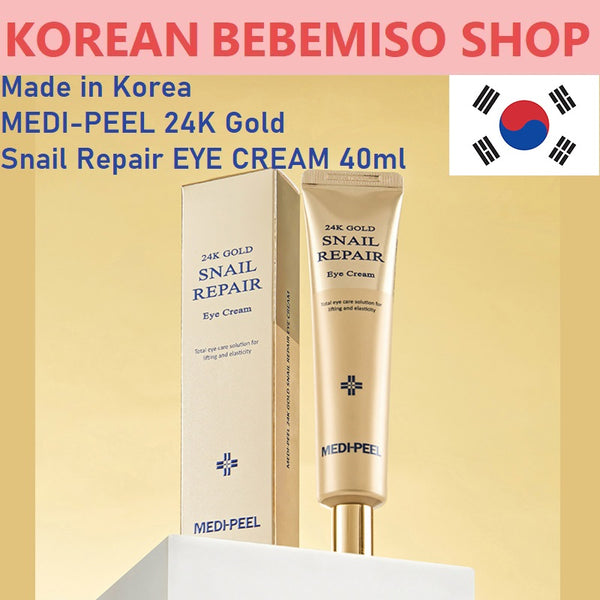 Made in Korea MEDI-PEEL 24K Gold Snail Repair EYE CREAM 40ml+40ml(1+1)