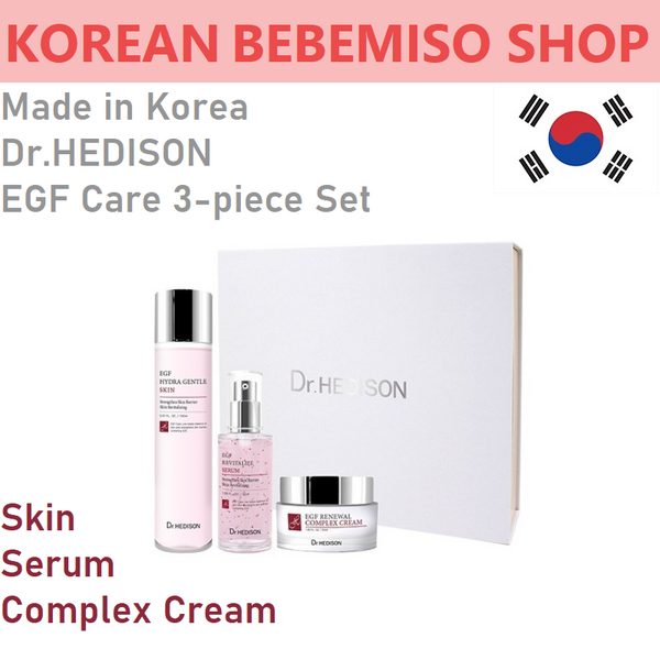 Made in Korea Dr.HEDISON EGF Care 3-piece Set