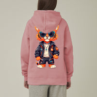 S-6XL Korean-made fabric Special napping hip tiger (for men and women) Plus size hoodie