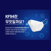 Made in Korea Good manner White&yellow KF80&KF94 Kids Mask(50PCS)