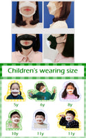 Made in Korea Reusable transparent mask with mouth visible(10P)