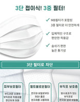 Made in Korea UNI M KF-AD mask (100pieces)