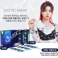 Made in Korea 247 Color 3D mask 50pieces