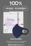 Made in Korea  arte style standard fit color mask 50pieces(5 in 1pack)