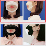 Made in Korea Reusable transparent mask with mouth visible(10P)