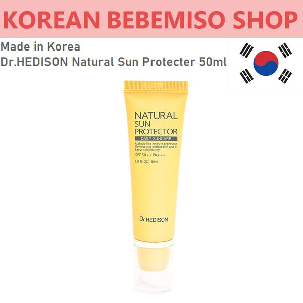 Made in Korea Dr.HEDISON Natural Sun Protecter 50ml(1+1)100ml