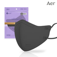 Made in Korea AER KF80 Advanced Light Fit UV Blocking Mask AER TOP1(50Pieces)