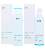 Made in Korea 100% genuine product IOPE DERMA TROUBLE TONER & EMUL SION SET