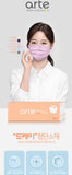 Made in korea arte Style Light Fit Color Mask(1+1)(60pieces)