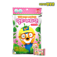 Made in Korea Pororo Multi-Vitamin Strawberry, Chocolate (8 packs)