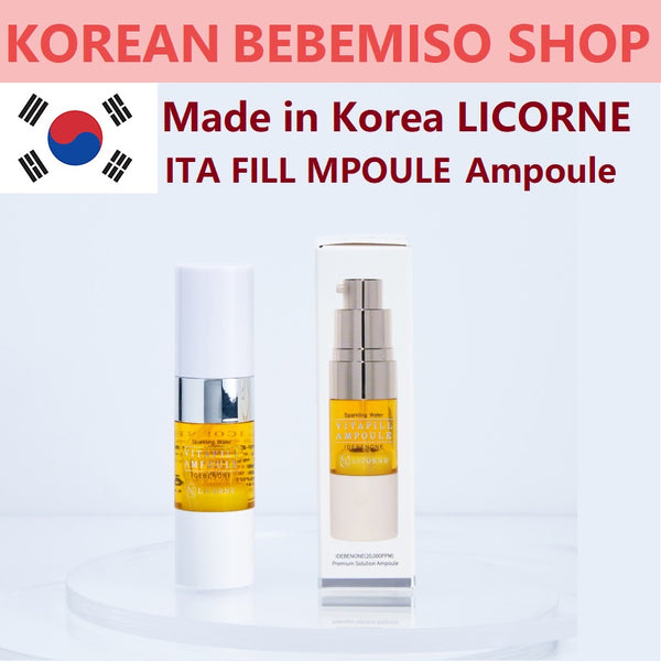 Made in Korea LICORNE Sparkling Water ITA FILL MPOULE IDEBENONE(10ml+10ml)