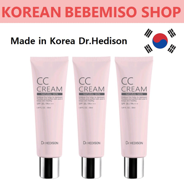Made in korea Dr.Hedison CC CREAM SPF 38/PA+++ 50ml x 3EA