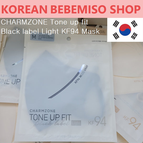 Made in Korea CHARMZONE Tone up fit Black label Light KF94 Mask