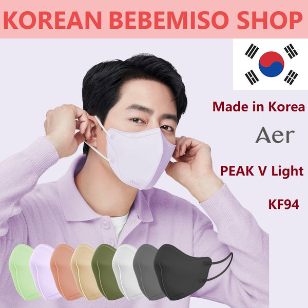 Made in Korea (NEW)Aer PEAK V Light KF94 mask(50pieces)