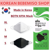 Made in Korea BOTN KF94 strap-adjustable extra large mask(40pieces)