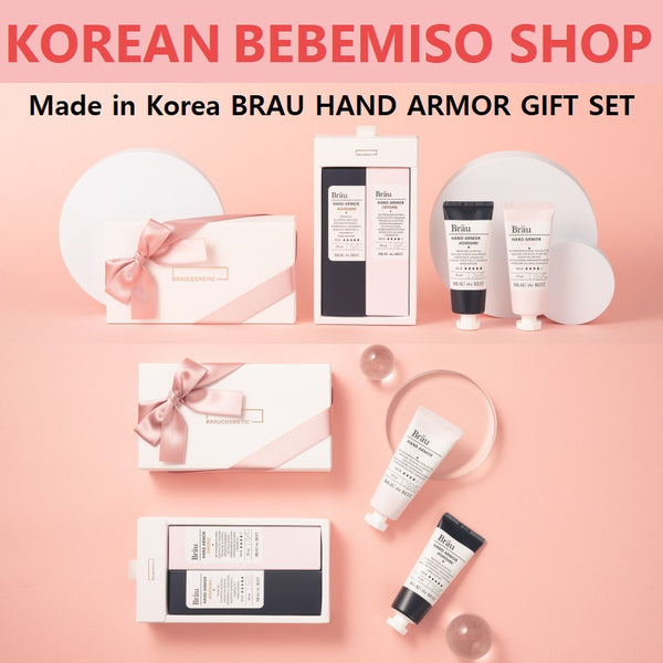 Made in Korea BRAU High Moisturizing With hand armour hand cream GIFT SET 70ml+70ml