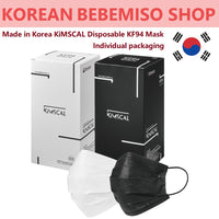 Made in Korea KiMSCAL disposable KF94 Mask Individual packaging (60pieces)