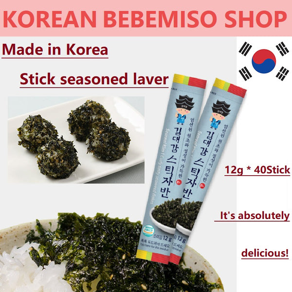 Made in Korea Stick seasoned laver 12g*30Stick(1+1)60Stick
