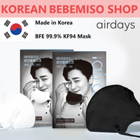 Made in Korea airdays BFE 99.9% KF94 Mask(50pieces)