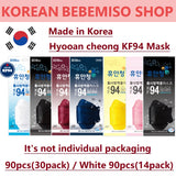 Made in Korea Hyooan cheong KF94 Mask(90pcs)