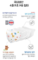 Made in Korea Marine Animals Cotton Hemp baby animal Mask (40pieces)