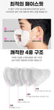 Made in Korea Heize AIRMUSE KF94 Color Mask(50pieces)