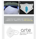 Made in Korea arte New color KF94 Slim fit Mask(50pieces)