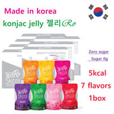 Made in korea konjac jelly 젤리 ro 7 flavors 1box