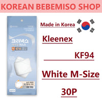 Made in Korea Kleenex 3-step air KF94 white M-Size Mask (30P)