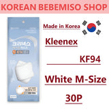 Made in Korea Kleenex 3-step air KF94 white M-Size Mask (30P)