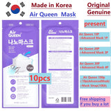 Made in Korea Air Queen Adult Nano Filter Mask 10p