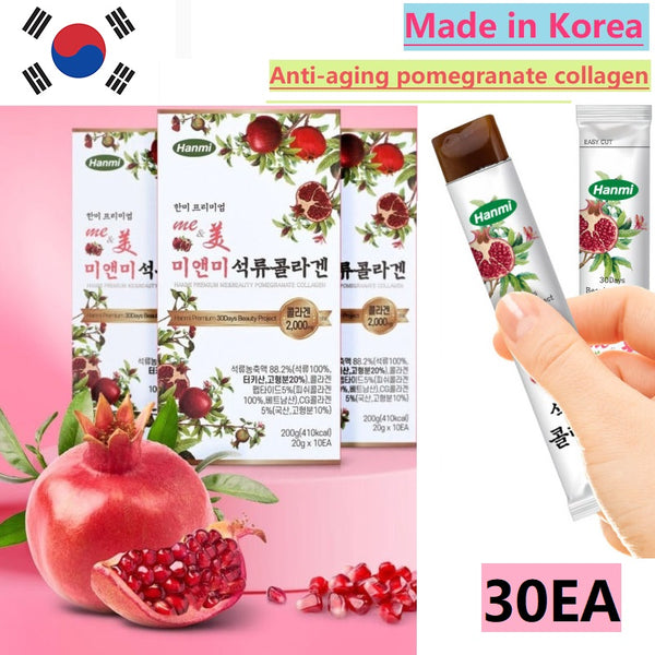 Made in Korea Hanmi Premium  Pomegranate Collagen  30 Days Beauty Project  20g× 30sticks