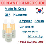 Made in Korea GE7 Hyaruron Ampoule Serum 10ml X 3EA(Total 30ml)